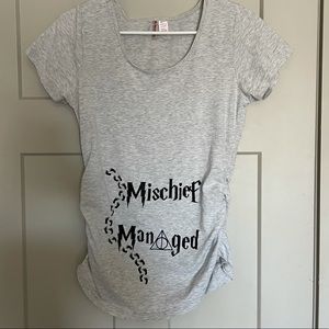 Harry Potter Mischief Managed Maternity Tshirt